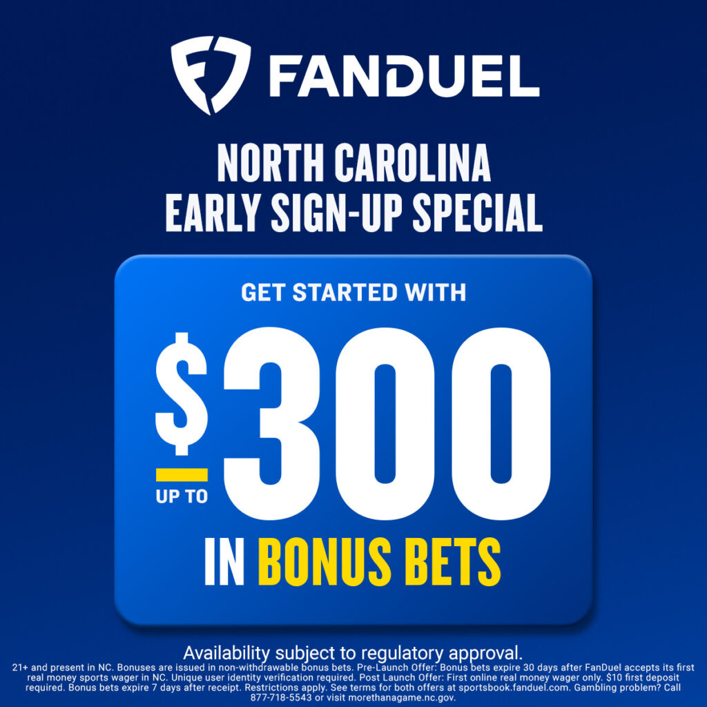 Fanduel NOrth Carolina Promo image